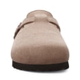 thumbnail image 3 of Zuecos de Gamuza Genuina ODOLY con Soporte de Arco Taupe 39, 3 of 7