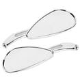 thumbnail image 4 of Motorcycle Rearview Mirror Skull Pattern 8mm 10mm Thread Skull Teardrop Handlebar Reflector, 4 of 8