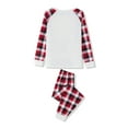 thumbnail image 6 of Fiomva Christmas Family Matching Pajamas Long Sleeve Pj Set Festival Party Sleepwear with Button S-XXL, 6 of 10