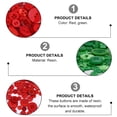 thumbnail image 4 of Miangastore 1320pcs Resin Sewing Buttons Colorful DIY Buttons Clothing Buttons for Craft, 4 of 9