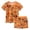 Orange, variant on Toddler Boy Outfits Boys Clothes Shorts Sets Kids Summer Cotton Animal Printed Sleeveless Beach 6M 12M 18M 24M 3T 4T T-shirt with Elastic Waist Shirts & 2PCS