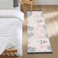 thumbnail image 3 of Yayeee Runner Rug for Bedroom 2'x6' Machine Washable Hallway Non Slip Mat, Cute Elephant, 3 of 8