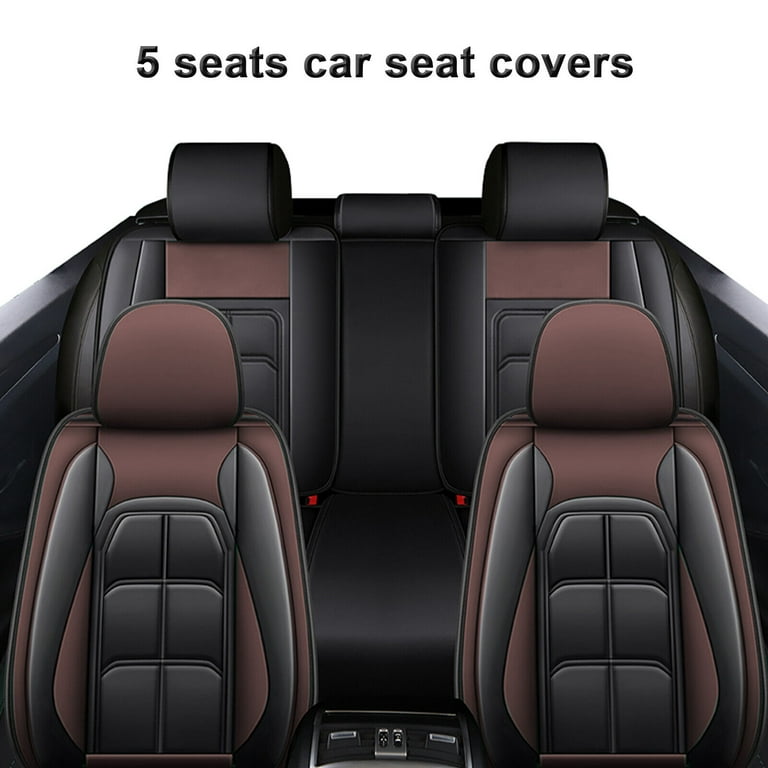 For Mazda Car Seat Covers 5-Seats, Premium Pu Leather Auto Cushion