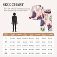 thumbnail image 4 of Yiaed Mushroom Print Pajamas Women's Long Sleeve Sleepwear Soft Button Down Loungewear Pjs Lounge Set Nightwear Womens Pajama Pants-XX-Large, 4 of 7