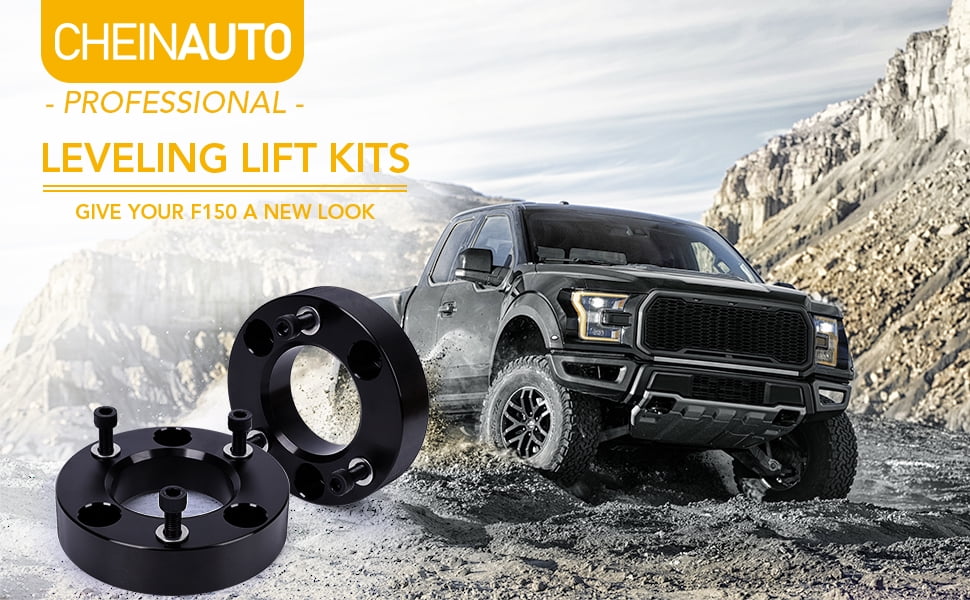 Simzone Front 2" F150 Leveling Lift Kits - 2 Inch Front Strut Spacer Suspension Lift Kit Lift Spacers for 2004-2022 Ford F150 2WD/4WD, 2003-2018 Ford Expedition, 2005-2008 Lincoln Mark LT base