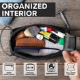 thumbnail image 4 of Neceser Rustic Town Leather Dopp Kit resistente al agua, 4 of 7