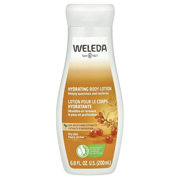 Weleda Hydrating Body Lotion, Sea Buckthorn Extracts, 6.8 fl oz (200 ml)