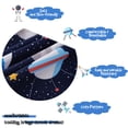 thumbnail image 6 of PiccoCasa 3 Piece Polyester Kids Duvet Cover Set Space Astronaut Pattern Full Multicolor, 6 of 6