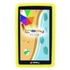 LINSAY 7" Tablet Kids 2 GB RAM 16 GB Android 9.0 Funny Tab with Yellow Defender Case Dual Camera