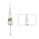 thumbnail image 3 of Toystoory Macramé hecho a mano para plantas, colgador de flores/macetas para decoración de pared, 1 ud. Jardín y Patio No.18, 3 of 6