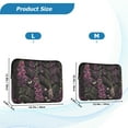 thumbnail image 4 of FORMRS 13-13.3 inch Laptop Sleeve Case Soft Carrying Quilted Computer Bag Cover, Dark Purple Floral Pattern, 4 of 7
