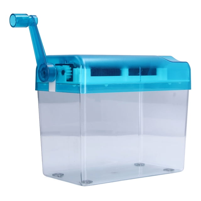 Mini Paper Shredder, Premium Material Nonslip Design Mini Manual Shredder for School for Home for Office
