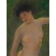 thumbnail image 2 of Alice Pike Barney 15x18 Black Ornate Wood Framed Double Matted Museum Art Print Titled - In Shadow (ca. 1910), 2 of 5