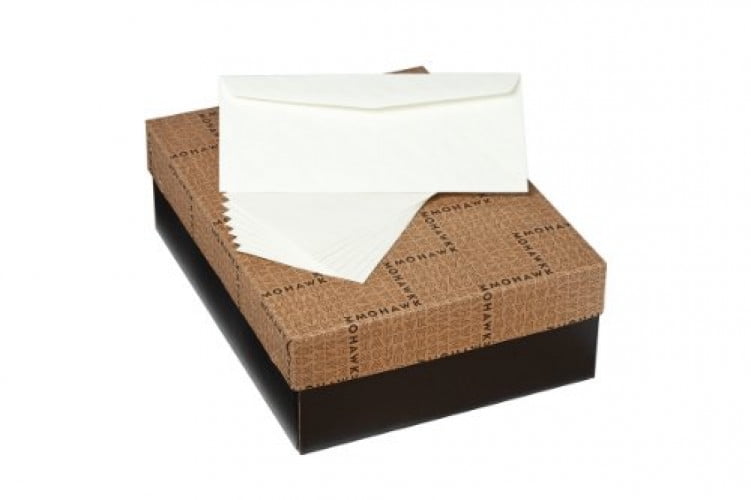 Mohawk Skytone Vellum Parchment Envelopes, 10 Commercial Flap, 41/8 x