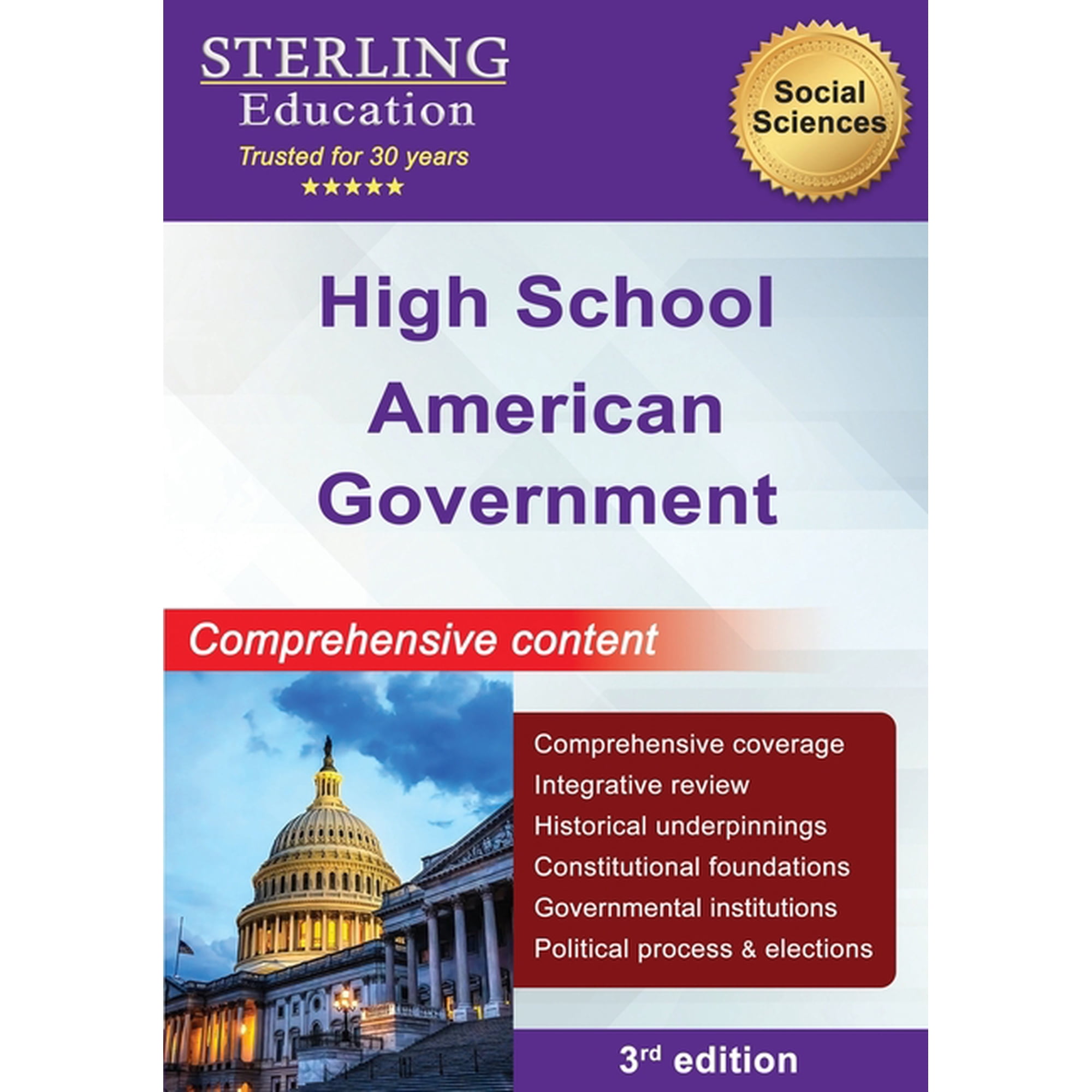 High School American Government: Comprehensive Content for High School American Government & Politics, (Paperback)