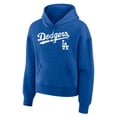 thumbnail image 2 of Women's Fanatics  Royal Los Angeles Dodgers Lockup Legacy Fleece Hoodie, 2 of 3