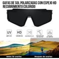 thumbnail image 2 of Lentes de Sol Deportivos con Protección UV400, Gafas de Ciclismo, Lentes Deportivos Polarizados para Hombres y Mujeres para Conducir, Pesca, Ciclismo, Bicicleta de Montaña, 2 of 5