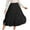 Black, variant on Lovskoo Women's Sweet Ruffled Tutu Tulle Skirt Elastic High Waist Tiered Mesh Midi Skirt White