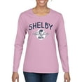 thumbnail image 2 of Wild Bobby Ford Shelby Retro Cobra Logo Women Graphic Long Sleeve Tee, 2 of 6