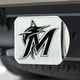 Fan Mats 26626 Housse d'Attelage Sport Chromé MLB avec Logo Miami Marlins pour 2 Récepteurs – image 2 sur 3