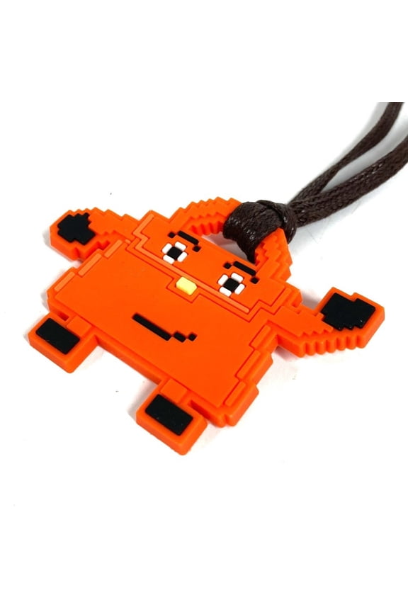 Pre-Owned HERMES Kelly Doll Accessory Bag Charm Keychain Rubber Men's Women's Orange