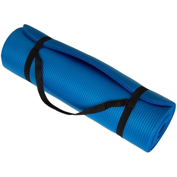 Colchoneta Yoga Fitness Wakeman Azul Extra Gruesa