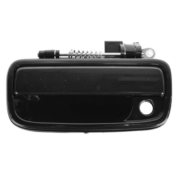 Door Handle Smooth Black Exterior Outside Front LH Left Driver Side for Tacoma DHA49092