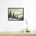 thumbnail image 4 of Forest Wall Art Pine Tree Landscape Canvas Prints Posters Nature Winter Scene Pictures Wall Decor Farmhouse Christmas Living Room Wall Art framed, 4 of 4