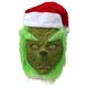 thumbnail image 2 of Navidad El Grinch Máscara de látex de cabeza completa Sombrero de Navidad para adultos Monstruo Cosplay Fiesta Disfraz Accesorios de disfraces -n687, 2 of 5
