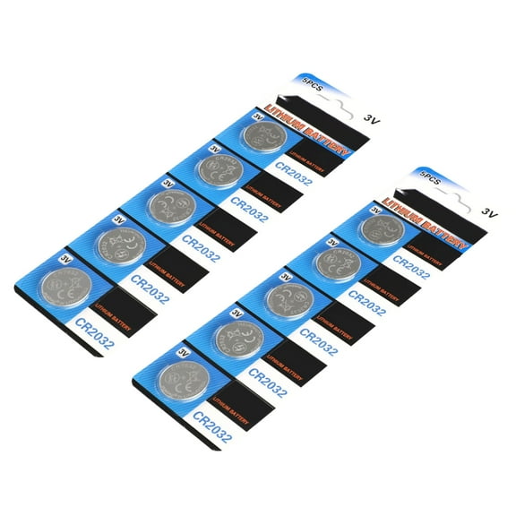 Sinyiin 5/10Pcs CR2032 Cell Battery Pack 3V Lithium Button Coin Batteries for Toys Game