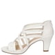 thumbnail image 4 of Sandalia Easy Street Bee con tacón para mujer, color blanco, talla 5, 4 of 6
