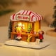 thumbnail image 3 of Casa musical navideña con árbol de Navidad iluminado con luces LED, adornos navideños para escritorio, regalo de Navidad., 3 of 5