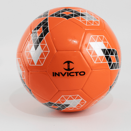 Invicto s Speedy Soccer Ball Orange Premium PU Machine-Stitched Size 3