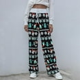 thumbnail image 6 of BRAND DROPSHIPPING!Christmas Pants Women Trousers Elastic Waist Trousers Cartoon Print Casual Straight Trousers Loose Pants, 6 of 9