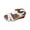 White, variant on Wensltd Wedge Sandals for Women Summer Beach Open Toe Slingback Adjustable Strap Casual Vacation Outdoor Walking Thick Sole Sandals White