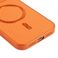 thumbnail image 3 of Compatible for iPhone Air Magnetic Case with Fiber Texture Design, Compatible with Mag-Safe, Back Anti-Scratch Magnetic Slim Shockproof Protective Phone Cover for iPhone Air, Black, 3 of 3