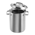 thumbnail image 3 of Olla de acero inoxidable para cocinar, utensilios de cocina con asas anchas, cubo para salmuera, olla para sopa, sartén, freidora profunda para el, 3 of 8