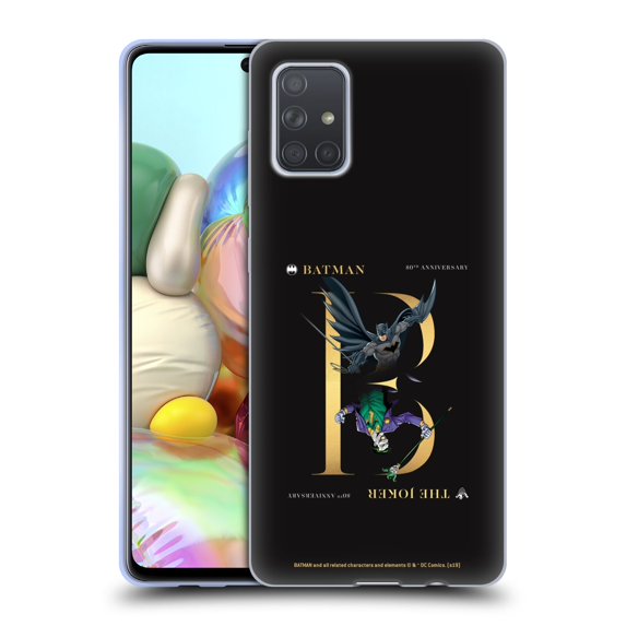 Head Case Designs Officially Licensed Batman DC Comics 80th Anniversary Joker Rivalry Soft Gel Case Compatible with Samsung Galaxy A71 (2019)