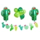 thumbnail image 1 of Juego de 12 globos de cactus, globos redondos de látex, guirnalda de cactus, fondo para cumpleaños infantiles, decoración de verano, bodas y fiestas tropicales., 1 of 7