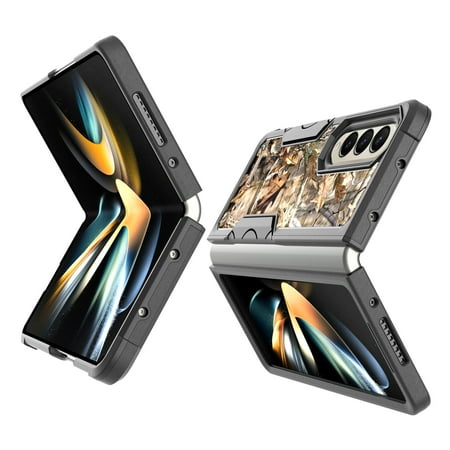 CoverON For Samsung Galaxy Z Fold4 / Fold 4 Phone Case, Military Grade Heavy Duty Rugged Cover Grip, Camouflage