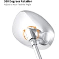 thumbnail image 4 of Universal Chrome Motorcycle Mirrors, 10mm Rear View Side Mirrors Handle Bar End_Special Gift, 4 of 5