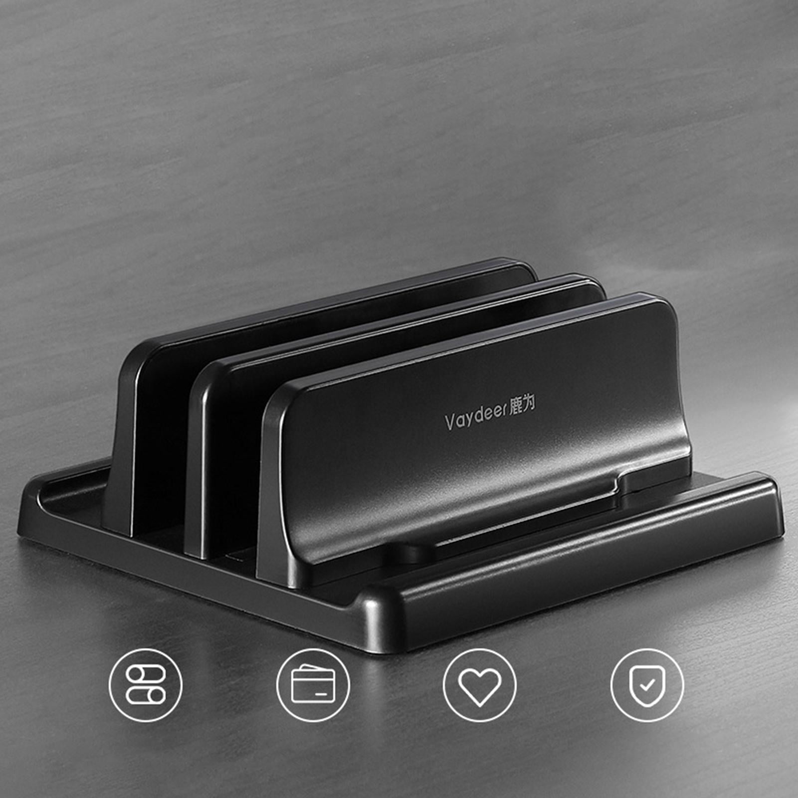 Multi-in-1 Lightweight Portable Desktop Laptop Stand Stable Vertical Holder Space-Saving Accessories for Notebook 180g