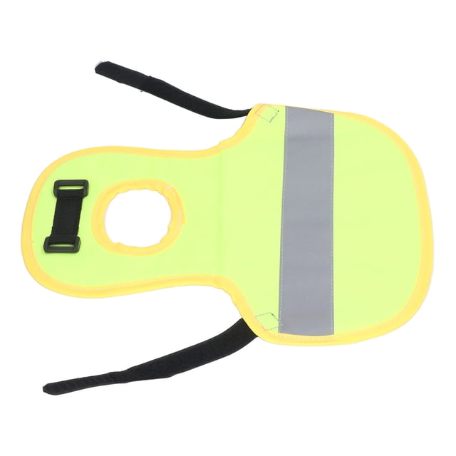 Poultry Vest, Warm Chicken Reflective Vest Nylon For Winter Black,Fluorescent Green
