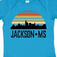thumbnail image 4 of Inktastic Jackson Mississippi Skyline Retro Boys or Girls Baby Bodysuit, 4 of 5