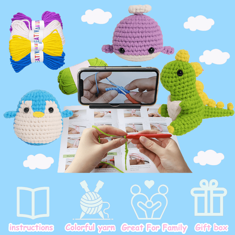 Yarniss Beginner Crochet Kit with Amigurumi Animals photo 2
