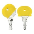 thumbnail image 5 of Uxcell Silicone Keys ID Sleeve Identifier Key Cap Cover Tags, Red Yellow 16 Pack, 5 of 5
