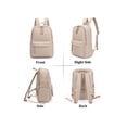 thumbnail image 2 of Spencer Travel Backpack for Womens, Nylon Backpack Shoulder Bag, Ladies Lightweight Casual Daypack 15.6 Inch Laptop Backpack, White, 2 of 10
