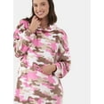 thumbnail image 2 of No Boundaries Plush Lounger with Hood, Women’s, 2 of 5