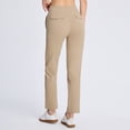 thumbnail image 2 of MASKERT Women’s Fleece Lined Pants, High Waisted Stretch Casual Pants, Warm Straight Leg Tapered Pants for Winter, Golf, Hiking & Daily Wear, 2 of 9