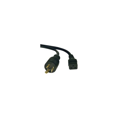 Tripp Lite P040-006 6' IEC-320-C19 to NEMA L6-20P Heavy-Duty Power Cord Black